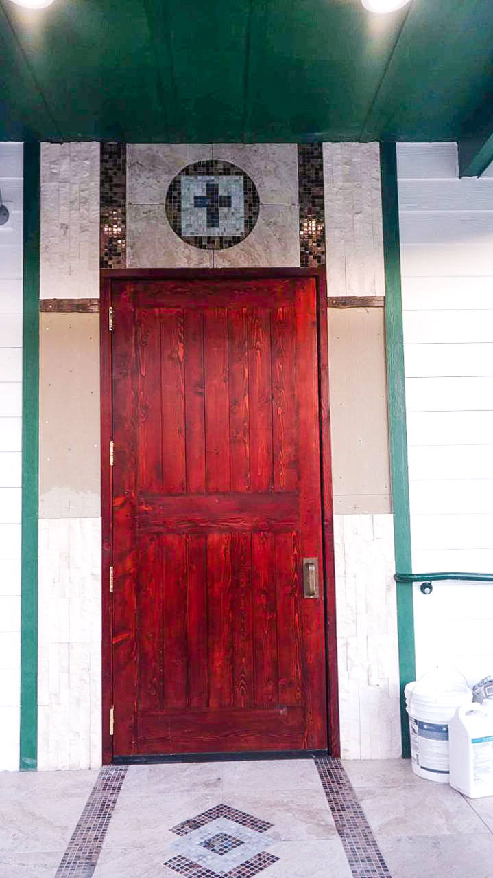 Church Entrance Tile Design